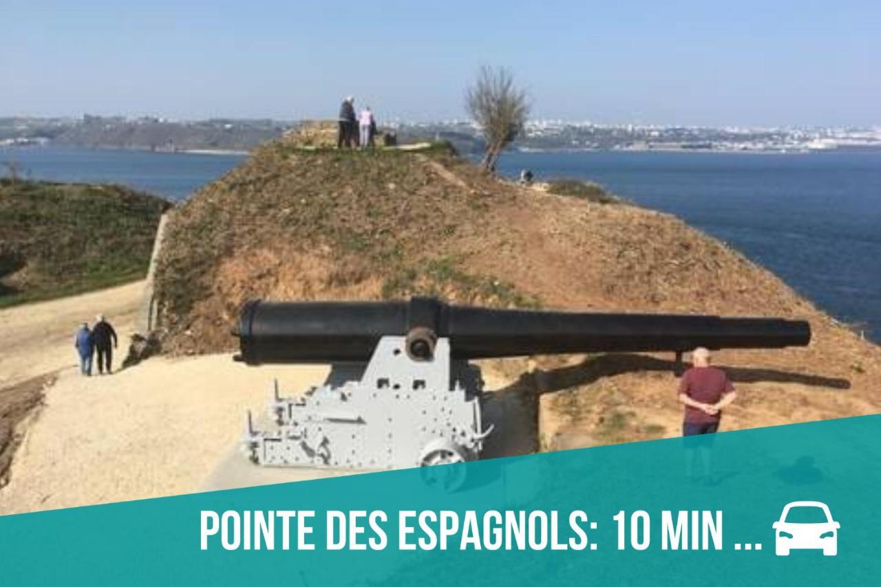 Maison Spacieuse A Deux Pas De La Plage Roscanvel Eksteriør billede